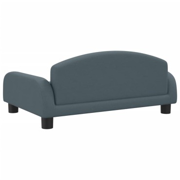 vidaXL Καναπές Παιδικός Σκούρο Γκρι 70x45x30cm από Ύφασμα 1 τεμ.
