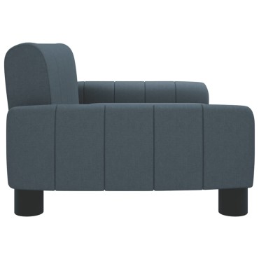 vidaXL Καναπές Παιδικός Σκούρο Γκρι 70x45x30cm από Ύφασμα 1 τεμ.