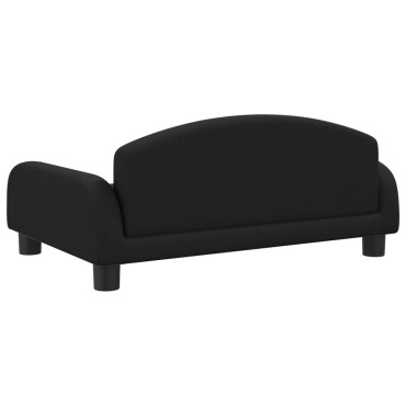 vidaXL Καναπές Παιδικός Μαύρο 70x45x30cm από Ύφασμα 1 τεμ.