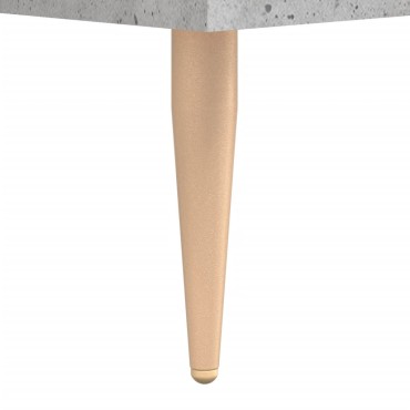vidaXL Ντουλάπι Γκρι Σκυροδέματος 69,5x34x180cm Επεξεργασμένο Ξύλο 1 τεμ.