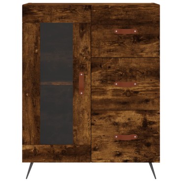 vidaXL Ντουλάπι Καπνιστή Δρυς 69,5x34x180cm από Επεξεργασμένο Ξύλο 1 τεμ.
