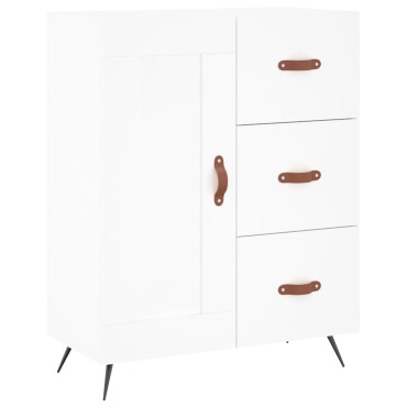 vidaXL Ντουλάπι Λευκό 69,5x34x180cm από Επεξεργασμένο Ξύλο 1 τεμ.