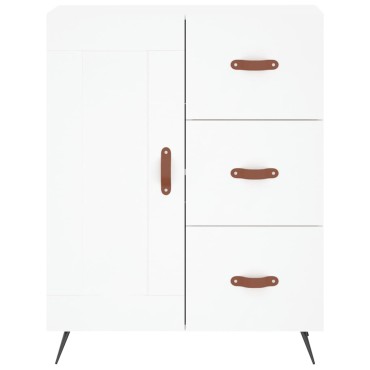 vidaXL Ντουλάπι Λευκό 69,5x34x180cm από Επεξεργασμένο Ξύλο 1 τεμ.