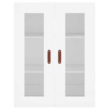 vidaXL Ντουλάπι Λευκό 69,5x34x180cm από Επεξεργασμένο Ξύλο 1 τεμ.