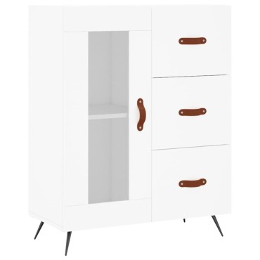 vidaXL Ντουλάπι Λευκό 69,5x34x180cm από Επεξεργασμένο Ξύλο 1 τεμ.
