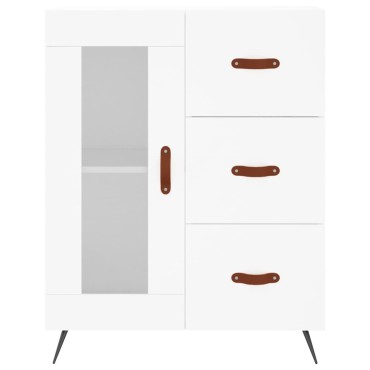 vidaXL Ντουλάπι Λευκό 69,5x34x180cm από Επεξεργασμένο Ξύλο 1 τεμ.