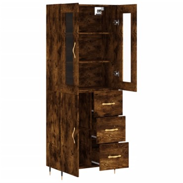 vidaXL Ντουλάπι Καπνιστή Δρυς 69,5x34x180cm από Επεξεργασμένο Ξύλο 1 τεμ.