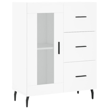 vidaXL Ντουλάπι Λευκό 69,5x34x180cm από Επεξεργασμένο Ξύλο 1 τεμ.