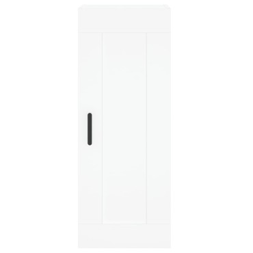 vidaXL Ντουλάπι Λευκό 34,5x34x180cm από Επεξεργασμένο Ξύλο 1 τεμ.