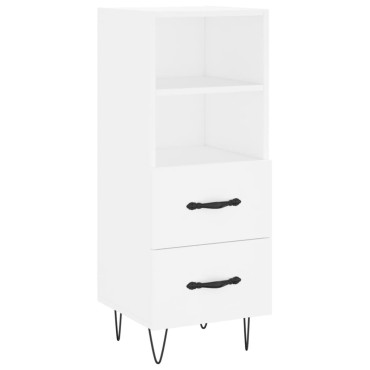 vidaXL Ντουλάπι Λευκό 34,5x34x180cm από Επεξεργασμένο Ξύλο 1 τεμ.