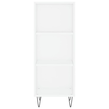 vidaXL Ντουλάπι Λευκό 34,5x34x180cm από Επεξεργασμένο Ξύλο 1 τεμ.