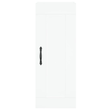 vidaXL Ντουλάπι Λευκό 34,5x34x180cm από Επεξεργασμένο Ξύλο 1 τεμ.