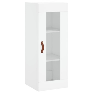 vidaXL Ντουλάπι Λευκό 34,5x34x180cm από Επεξεργασμένο Ξύλο 1 τεμ.