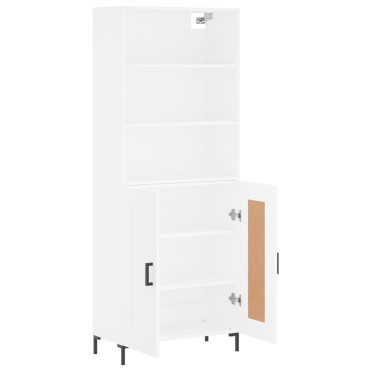 vidaXL Ντουλάπι Λευκό 69,5x34x180cm από Επεξεργασμένο Ξύλο 1 τεμ.