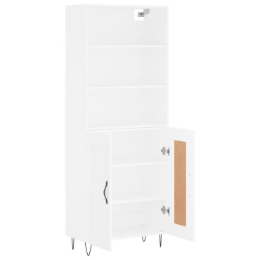 vidaXL Ντουλάπι Λευκό 69,5x34x180cm από Επεξεργασμένο Ξύλο 1 τεμ.