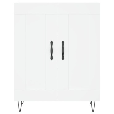 vidaXL Ντουλάπι Λευκό 69,5x34x180cm από Επεξεργασμένο Ξύλο 1 τεμ.