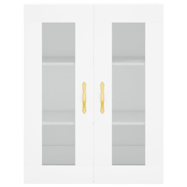 vidaXL Ντουλάπι Λευκό 69,5x34x180cm από Επεξεργασμένο Ξύλο 1 τεμ.