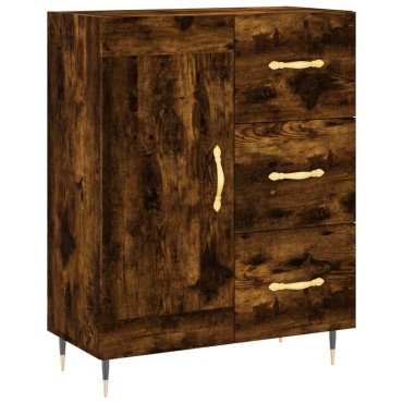 vidaXL Ντουλάπι Καπνιστή Δρυς 69,5x34x180cm από Επεξεργασμένο Ξύλο 1 τεμ.