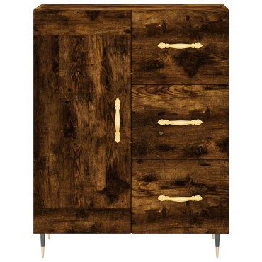 vidaXL Ντουλάπι Καπνιστή Δρυς 69,5x34x180cm από Επεξεργασμένο Ξύλο 1 τεμ.