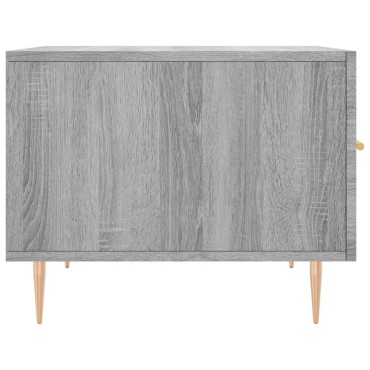 vidaXL Τραπεζάκια Σαλονιού 2 τεμ. Γκρι sonoma 50x50x40cm Επεξ. Ξύλο