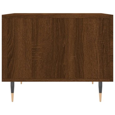 vidaXL Τραπεζάκια Σαλονιού 2 τεμ. Brown Oak 50x50x40cm Επεξ. Ξύλο