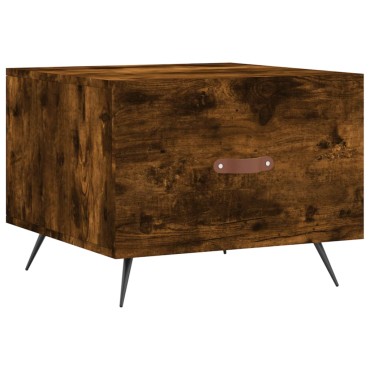 vidaXL Τραπεζάκια Σαλονιού 2 τεμ. Καπνιστή Oak 50x50x40cm Επεξ. Ξύλο