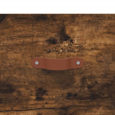 vidaXL Τραπεζάκια Σαλονιού 2 τεμ. Καπνιστή Oak 50x50x40cm Επεξ. Ξύλο