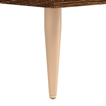 vidaXL Τραπεζάκια Σαλονιού 2 τεμ. Brown Oak 50x50x40cm Επεξ. Ξύλο