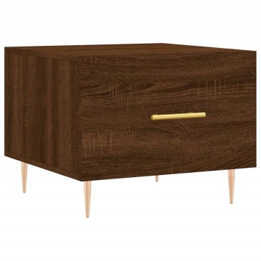 vidaXL Τραπεζάκια Σαλονιού 2 τεμ. Brown Oak 50x50x40cm Επεξ. Ξύλο