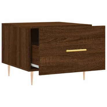 vidaXL Τραπεζάκια Σαλονιού 2 τεμ. Brown Oak 50x50x40cm Επεξ. Ξύλο