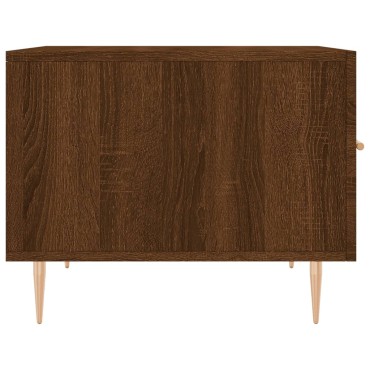vidaXL Τραπεζάκια Σαλονιού 2 τεμ. Brown Oak 50x50x40cm Επεξ. Ξύλο