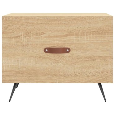 vidaXL Τραπεζάκια Σαλονιού 2 τεμ. Sonoma Δρυς 50x50x40cm Επεξ. Ξύλο