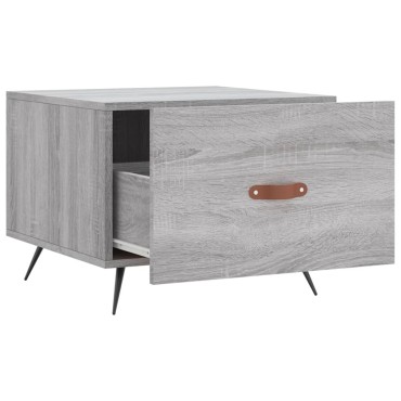 vidaXL Τραπεζάκια Σαλονιού 2 τεμ. Γκρι sonoma 50x50x40cm Επεξ. Ξύλο