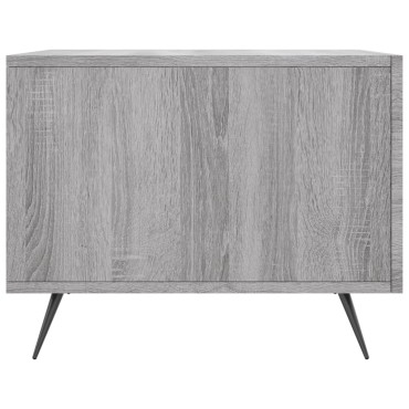vidaXL Τραπεζάκια Σαλονιού 2 τεμ. Γκρι sonoma 50x50x40cm Επεξ. Ξύλο