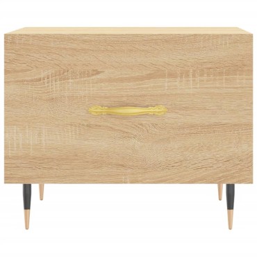 vidaXL Τραπεζάκια Σαλονιού 2 τεμ. Sonoma Δρυς 50x50x40cm Επεξ. Ξύλο