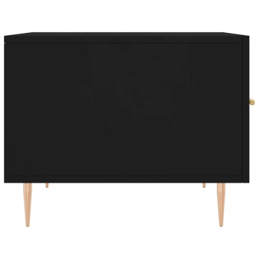 vidaXL Τραπεζάκια Σαλονιού 2 τεμ. Μαύρα 50x50x40cm Επεξεργ. Ξύλο