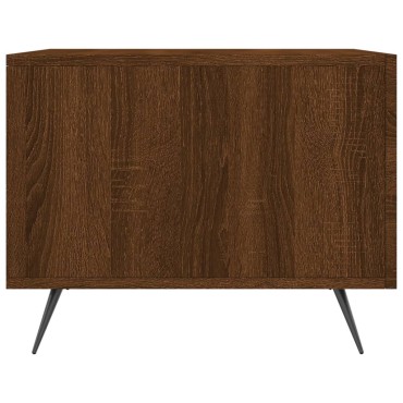 vidaXL Τραπεζάκια Σαλονιού 2 τεμ. Brown Oak 50x50x40cm Επεξ. Ξύλο