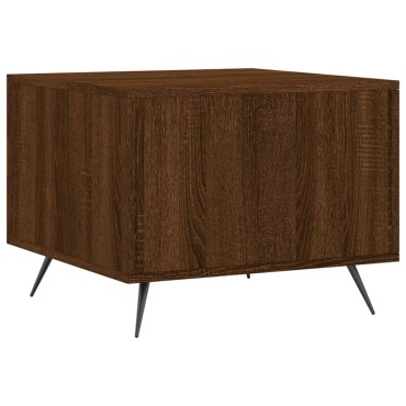 vidaXL Τραπεζάκια Σαλονιού 2 τεμ. Brown Oak 50x50x40cm Επεξ. Ξύλο