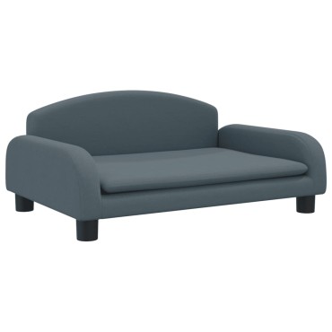 vidaXL Κρεβάτι Σκύλου Σκούρο γκρι 70 x 45 x 30 εκ. Υφασμάτινο