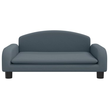 vidaXL Κρεβάτι Σκύλου Σκούρο γκρι 70 x 45 x 30 εκ. Υφασμάτινο