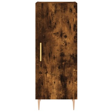 vidaXL Ντουλάπι Καπνιστή δρυς 34,5x34x180cm από Επεξεργασμένο Ξύλο 1 τεμ.