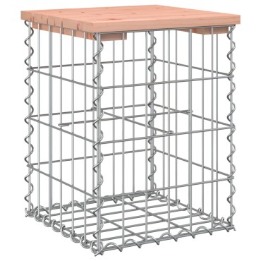 vidaXL Πάγκος Κήπου Συρματοκιβώτιο 33x31x42cm Μασίφ Ψευδοτσούγκα 1 τεμ.
