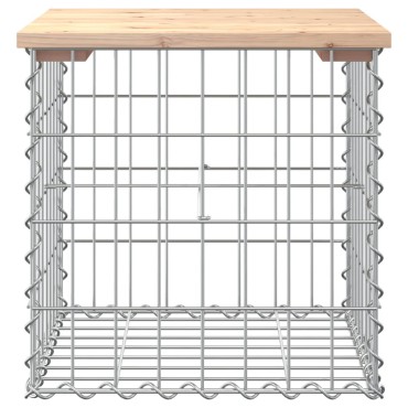 vidaXL Παγκάκι Κήπου Συρματοκιβώτιο 43x44x42cm από Μασίφ Ξύλο Πεύκου 1 τεμ.