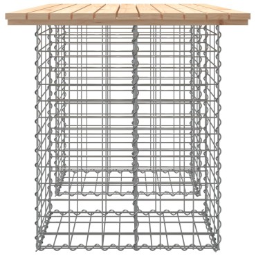 vidaXL Παγκάκι Κήπου Συρματοκιβώτιο 100x70x72cm από Μασίφ Ξύλο Πεύκου 1 τεμ.