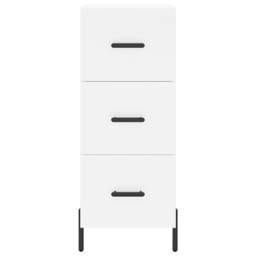 vidaXL Ντουλάπι Λευκό 34,5x34x180cm από Επεξεργασμένο Ξύλο 1 τεμ.
