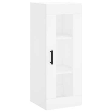 vidaXL Ντουλάπι Λευκό 34,5x34x180cm από Επεξεργασμένο Ξύλο 1 τεμ.