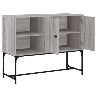 vidaXL Ντουλάπι Γκρι Sonoma 100x40x79,5cm από Επεξεργασμένο Ξύλο 1 τεμ.