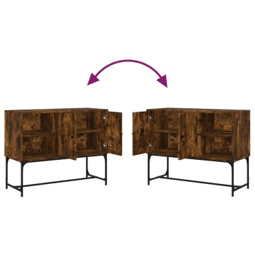 vidaXL Ντουλάπι Καπνιστή Δρυς 100x40x79,5cm από Επεξεργασμένο Ξύλο 1 τεμ.
