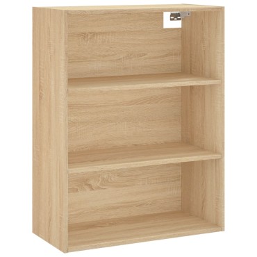 vidaXL Ντουλάπι Sonoma δρυς 69,5x34x180cm από Επεξεργασμένο Ξύλο 1 τεμ.
