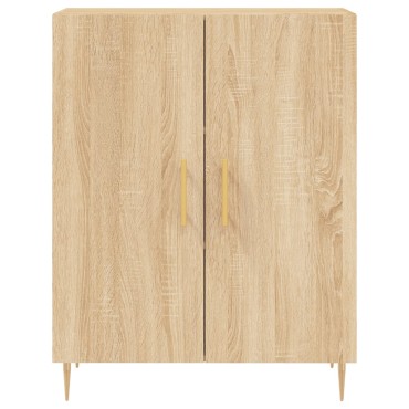 vidaXL Ντουλάπι Sonoma δρυς 69,5x34x180cm από Επεξεργασμένο Ξύλο 1 τεμ.